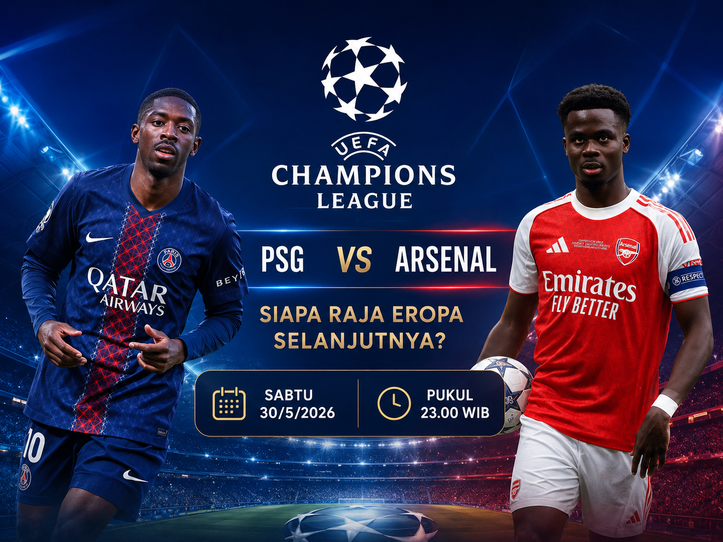 Final Liga Champions: PSG Dekati Rekor Gol Barcelona, Kvaratskhelia Jadi Andalan